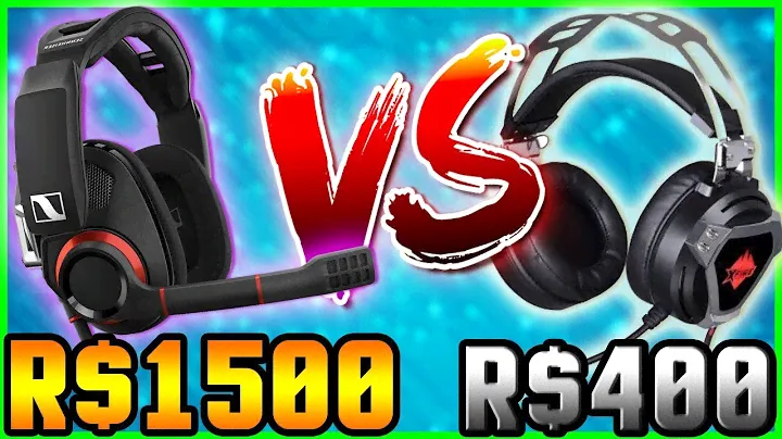 REVIEW GSP 500 SENNHEISER - Headset de R$1500  VS Headset de R$400 - CAPSLOCK