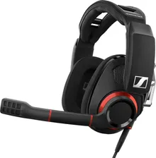 Sennheiser Наушники проводные с микрофоном, 3.5 мм, 3.5 мм x2, черный, красный