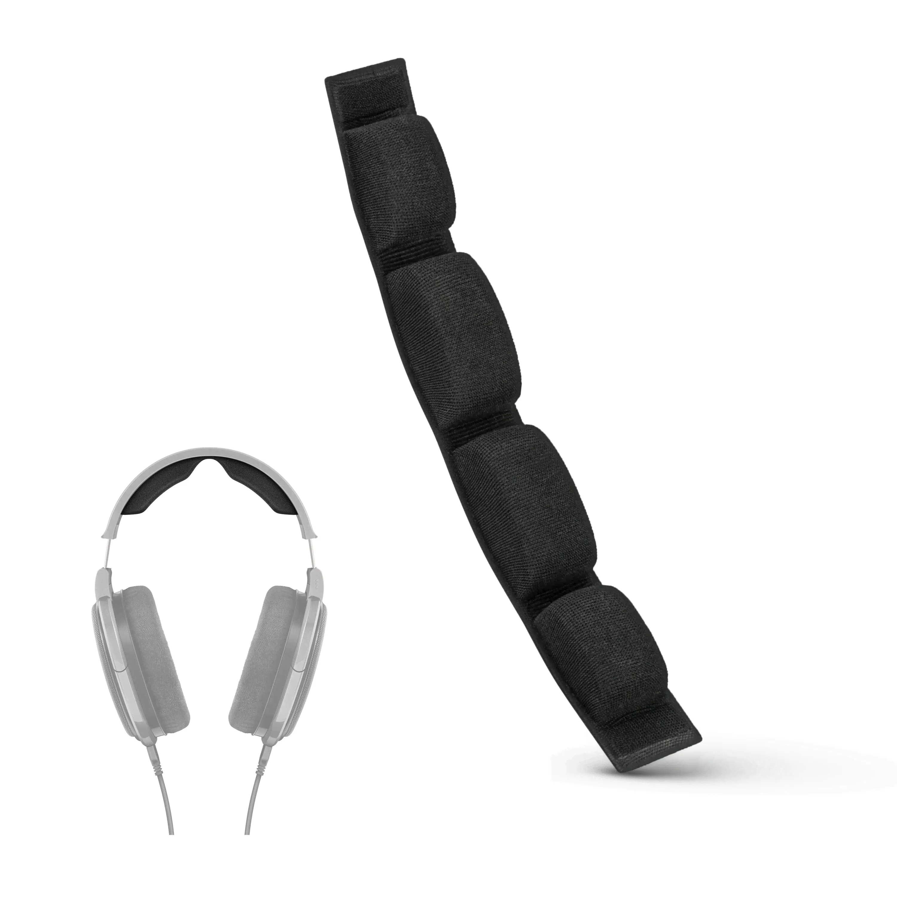Сменное оголовье для наушников SENNHEISER HD580, HD600, HD650 и HD660S — мягкая тканая ткань и подушечка из пеноматериала-0