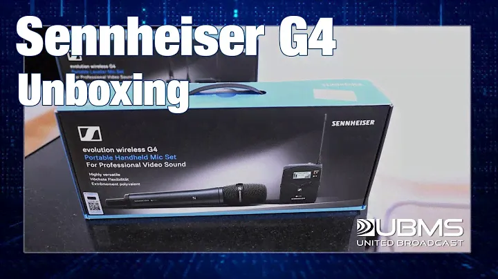Комплекты микрофонов Sennheiser G4 112P и 135P — распаковка
