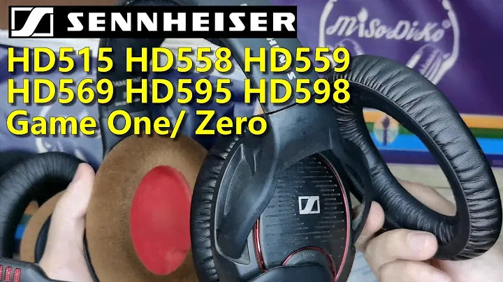 How to Replace: Earpads & Headband on Sennheiser HD515 HD558 HD559 HD569 HD595 HD598 Game One/ Zero