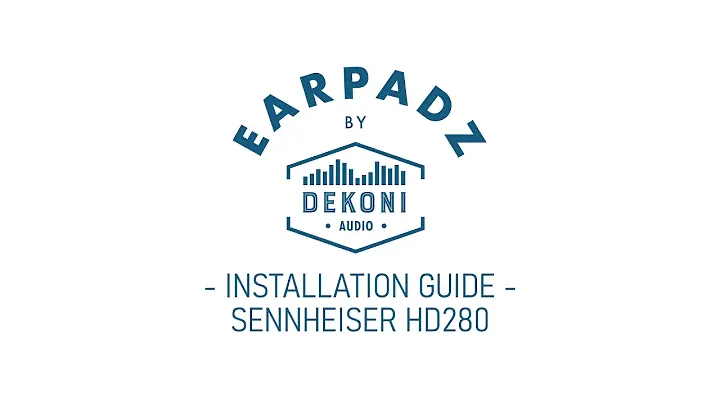 How to Replace Ear Pads on the Sennheiser HD280 - Earpadz by Dekoni Audio